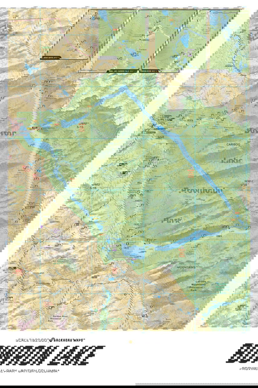 BC Popular Wall Maps - Backroad Maps