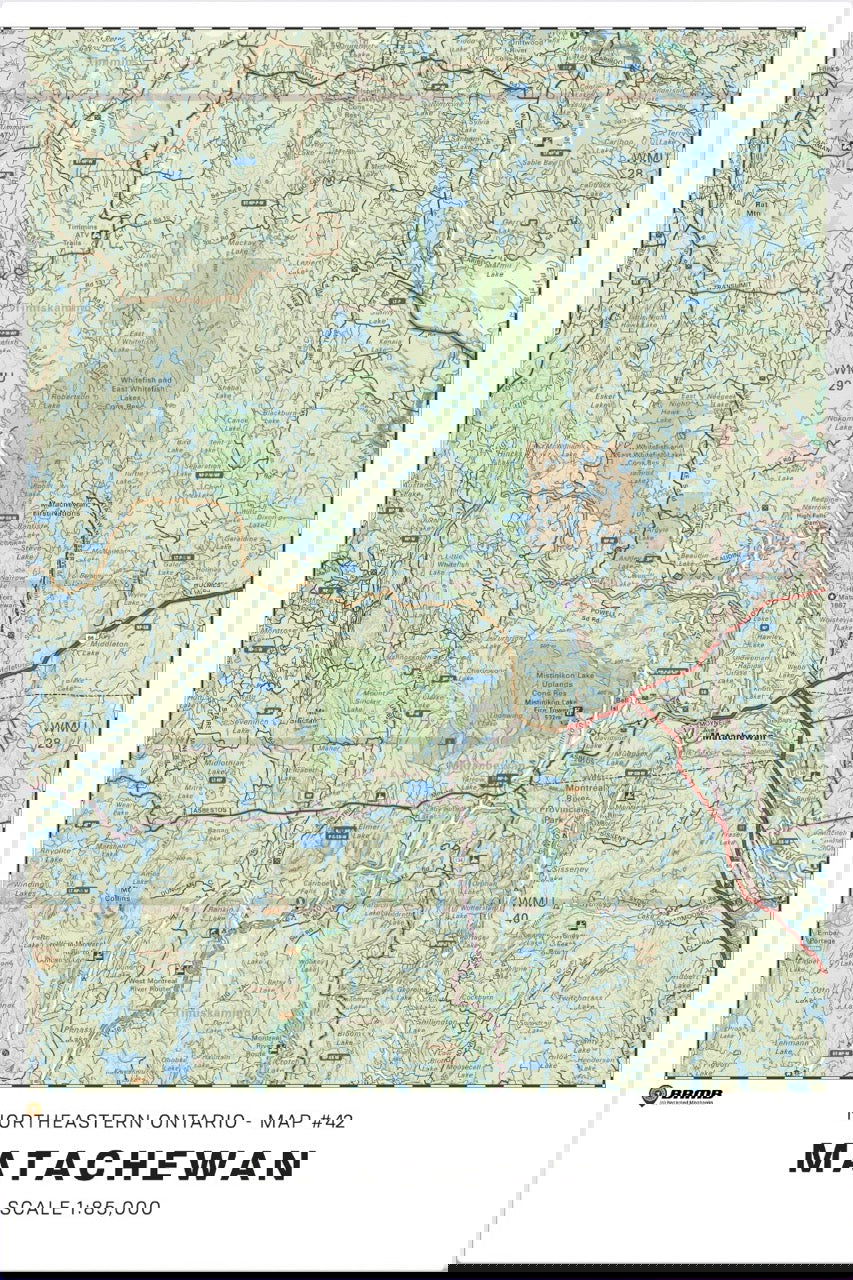 Ontario TOPO Wall Maps - Backroad Maps