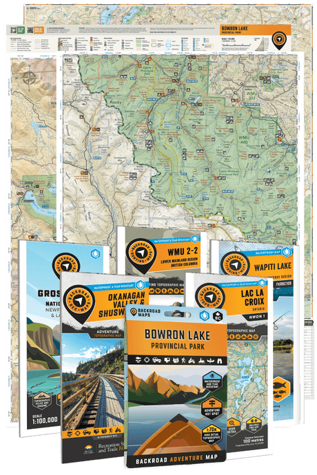 Folded Maps - Backroad Maps