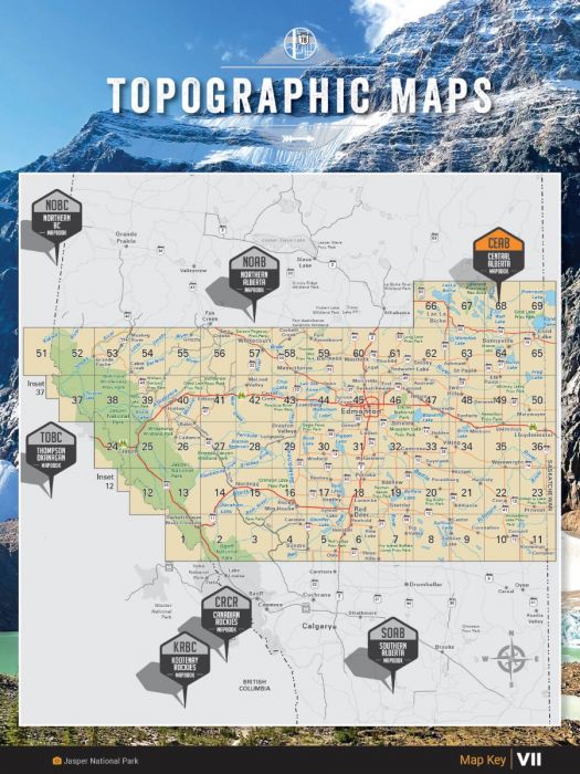 Alberta Backroad Mapbook Bundle - 