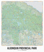 Algonquin Provincial Park, ON - Wall Map - Backroad Maps