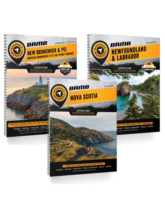 Atlantic Canada Backroad Mapbook Bundle - Backroad Maps