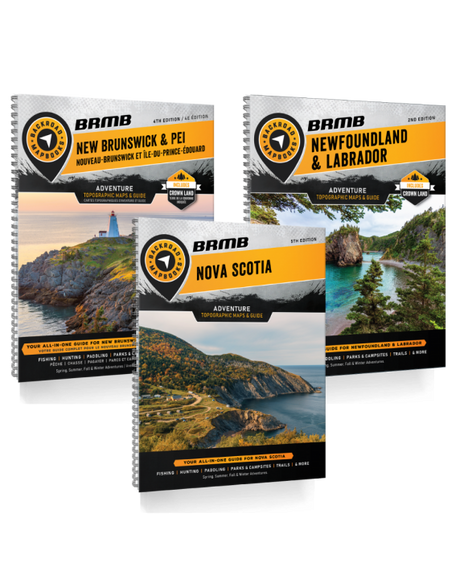 Atlantic Canada Backroad Mapbook Bundle - Backroad Maps