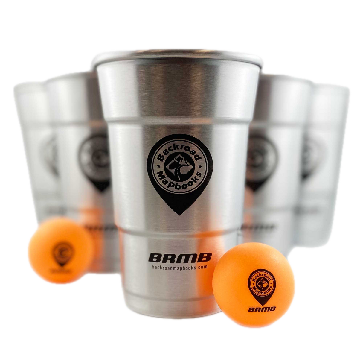 BRMB Adventures "Beer" Pong Set - Backroad Maps