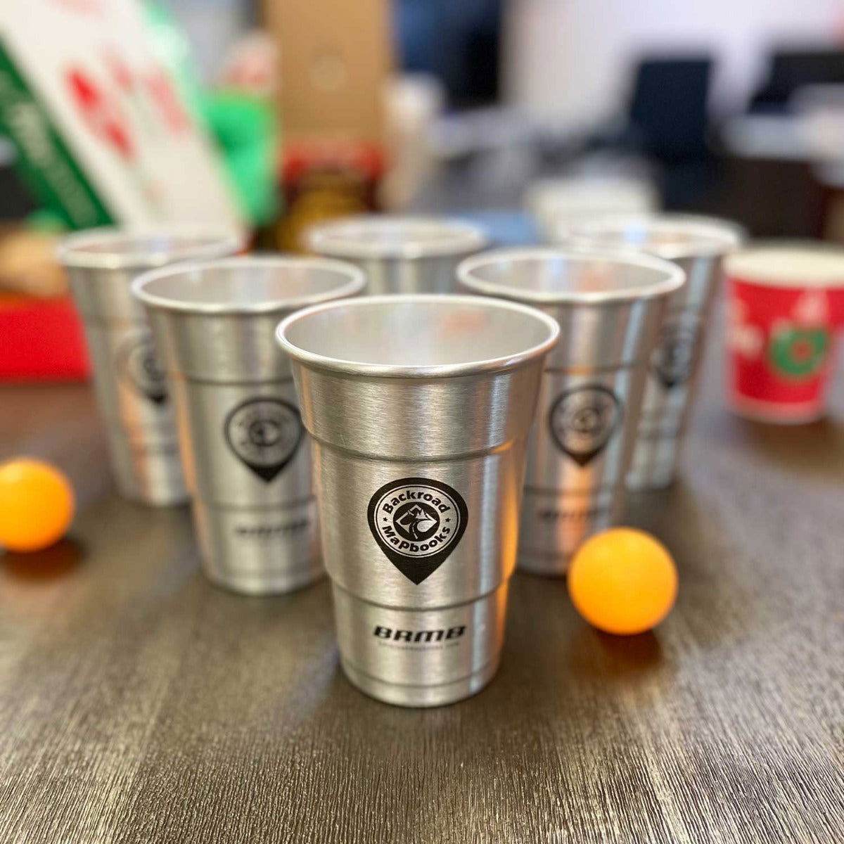BRMB Adventures "Beer" Pong Set - Backroad Maps