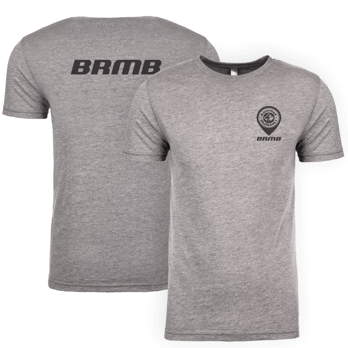 BRMB Logo T-Shirt - Men - Backroad Maps