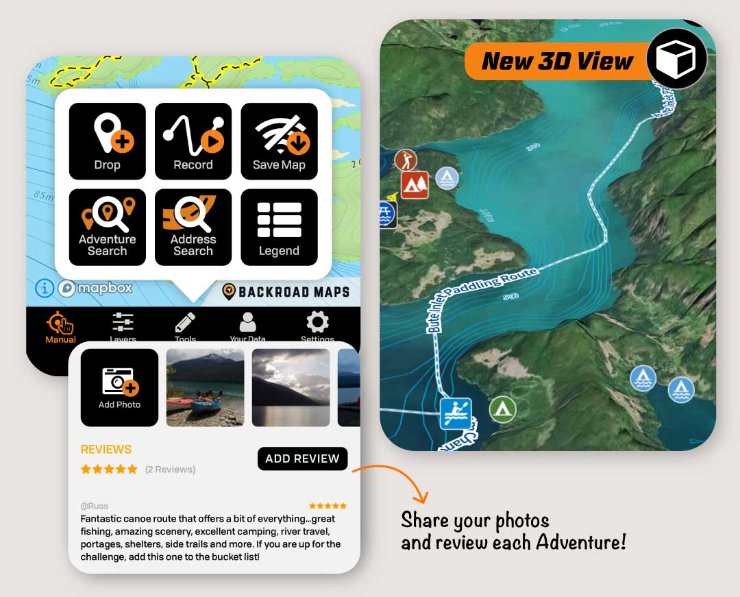 BRMB Maps App & Web Map - Backroad Maps