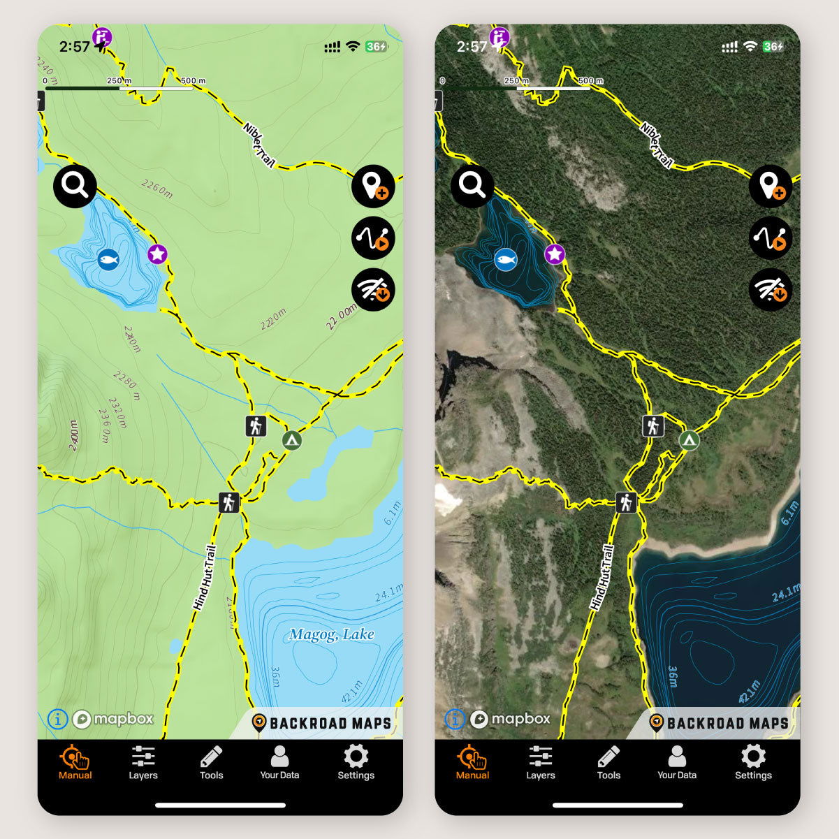 BRMB Maps App & Web Map - Backroad Maps