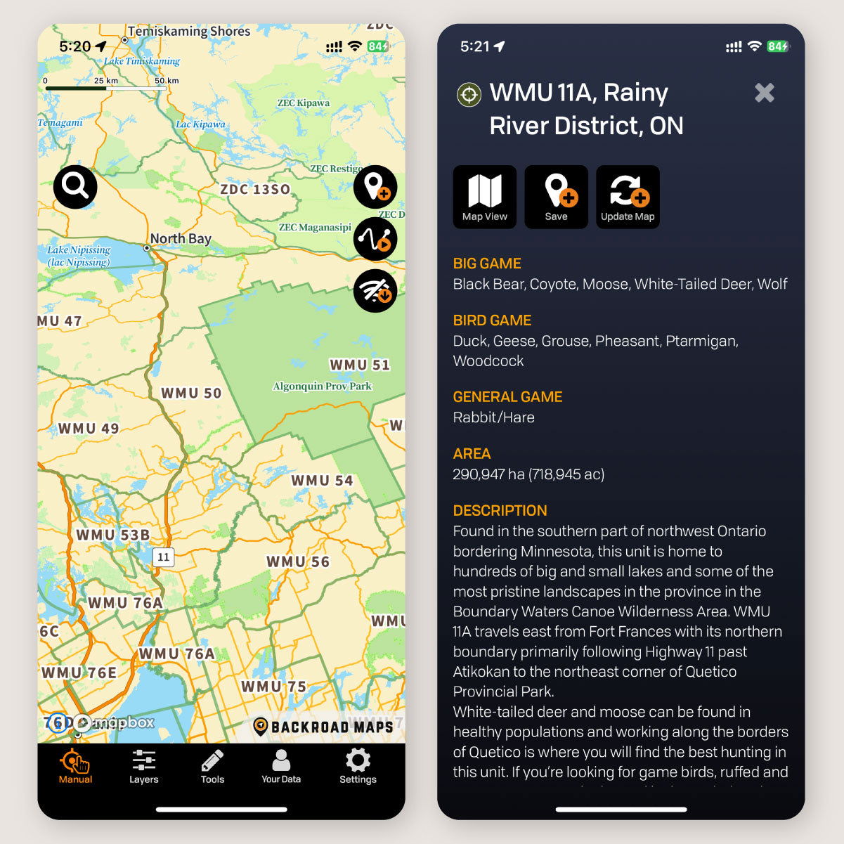 BRMB Maps App & Web Map - Backroad Maps