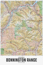 Bonnington Range BC - Wall Map - Backroad Maps