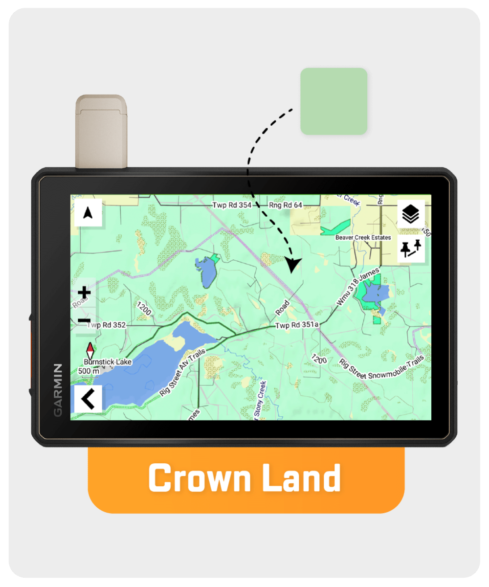 British Columbia & Alberta GPS Maps 2027 map features