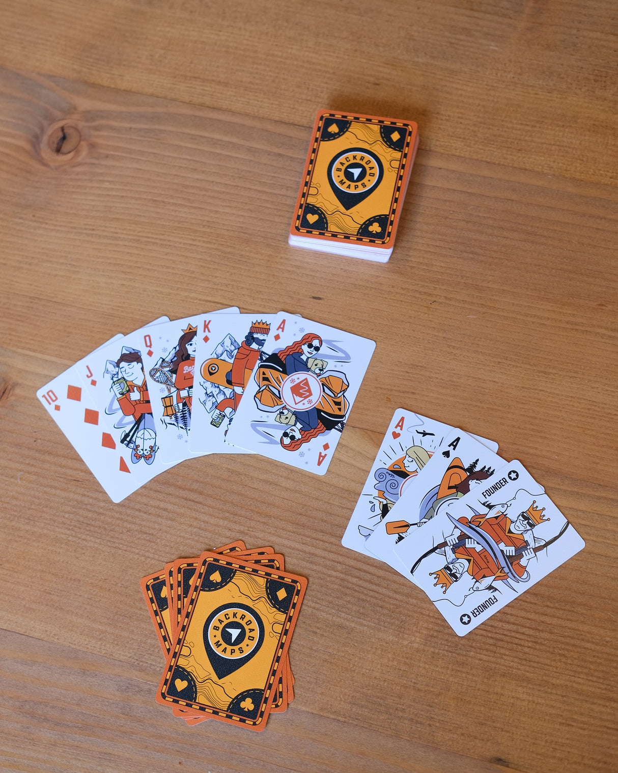 Backroad Maps Playing Cards
