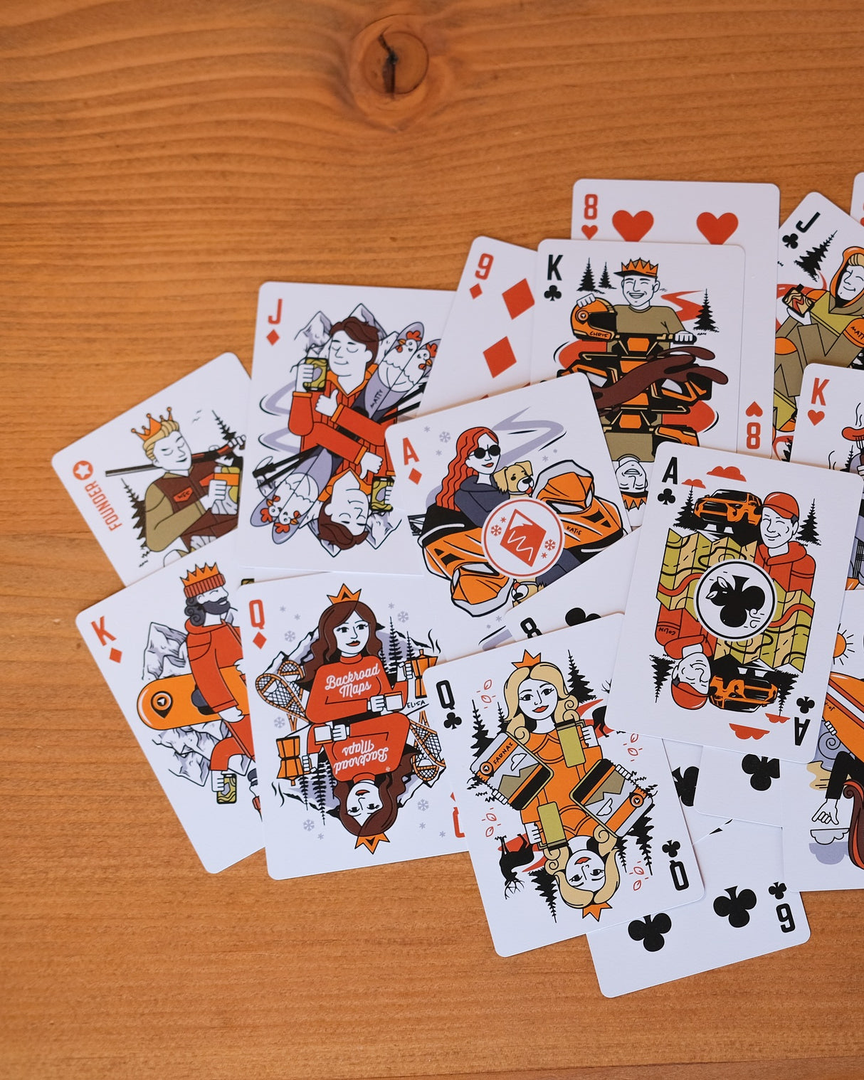 Backroad Maps Playing Cards