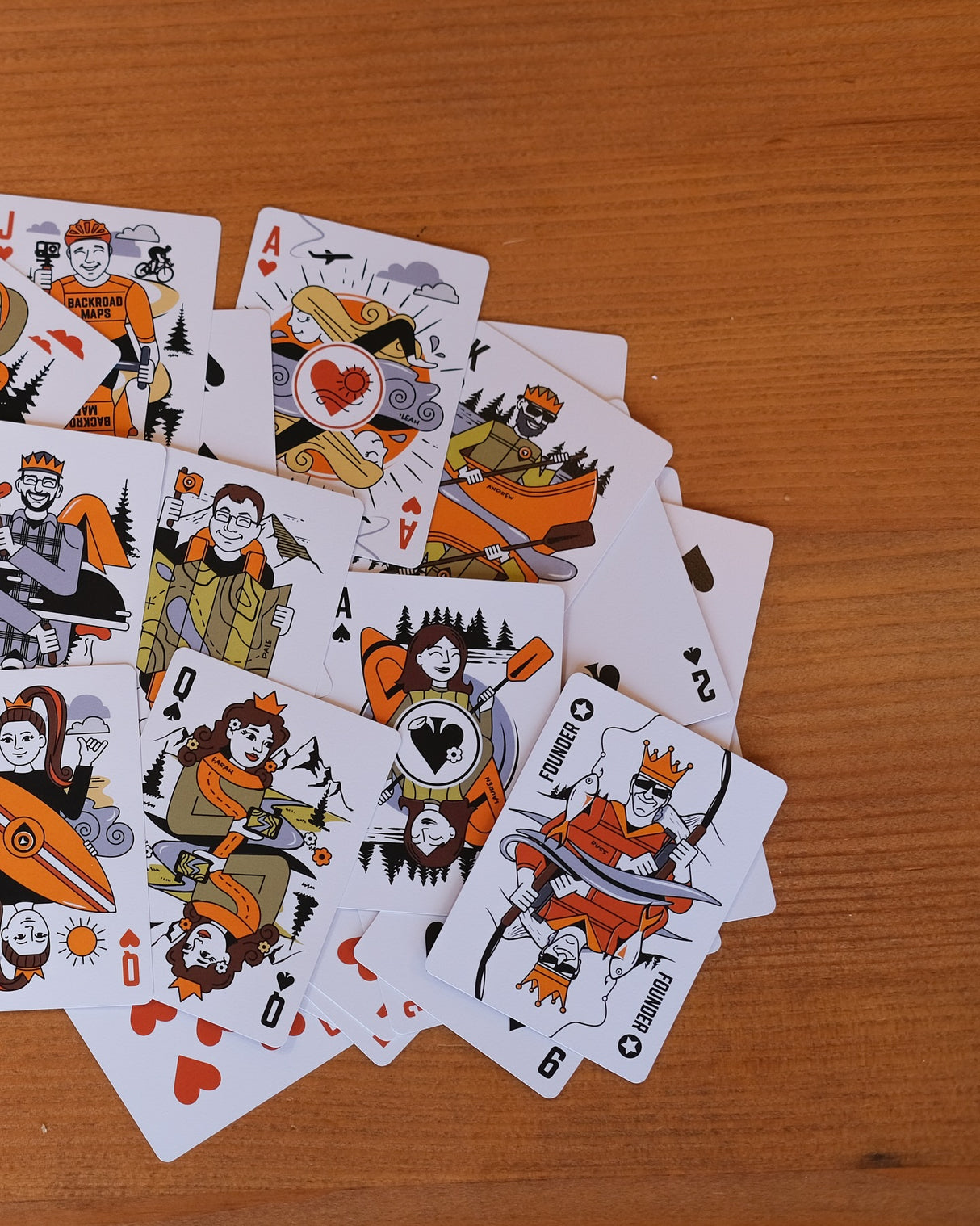 Backroad Maps Playing Cards