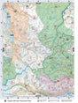 CCBC03 Wall Map - South Chilcotin Prov Park - Backroad Maps
