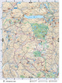 CCBC07 Wall Map - Bonaparte Lake - Backroad Maps