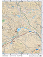 CCBC26 Wall Map - Puntzi Lake - Backroad Maps