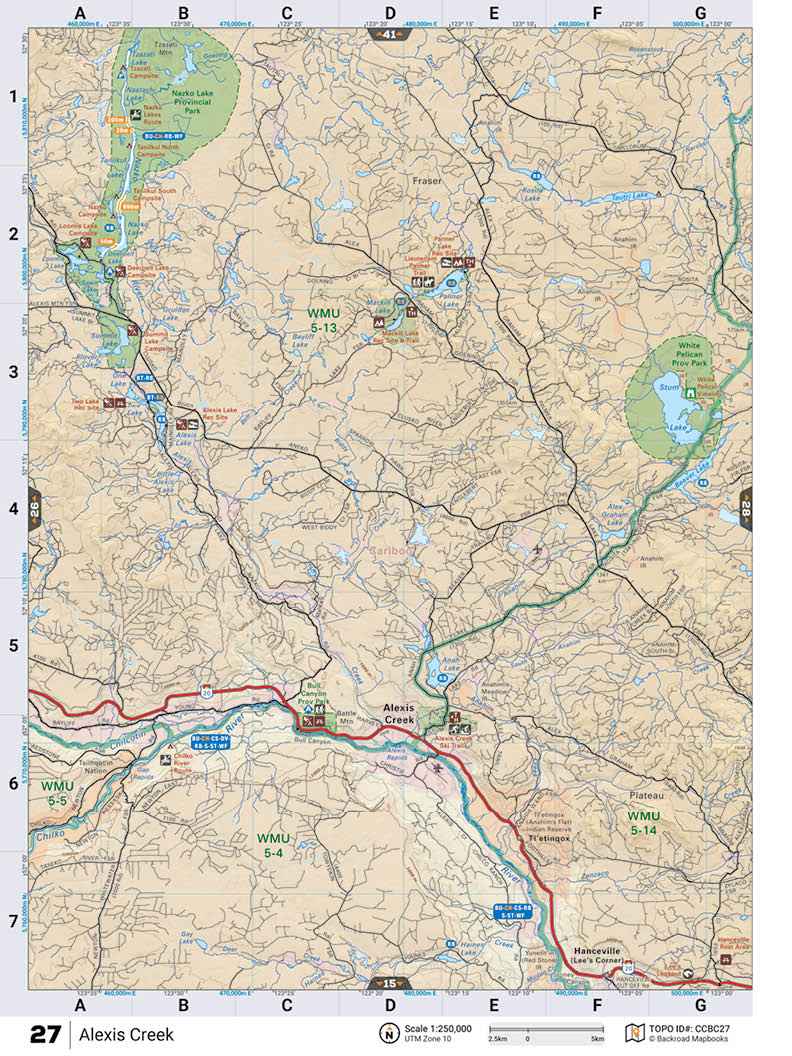 CCBC27 TOPO Map - Alexis Creek