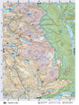CCBC31 Wall Map - Hendrix Lake - Backroad Maps
