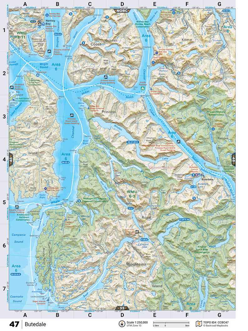CCBC47 TOPO Map - Butedaleand