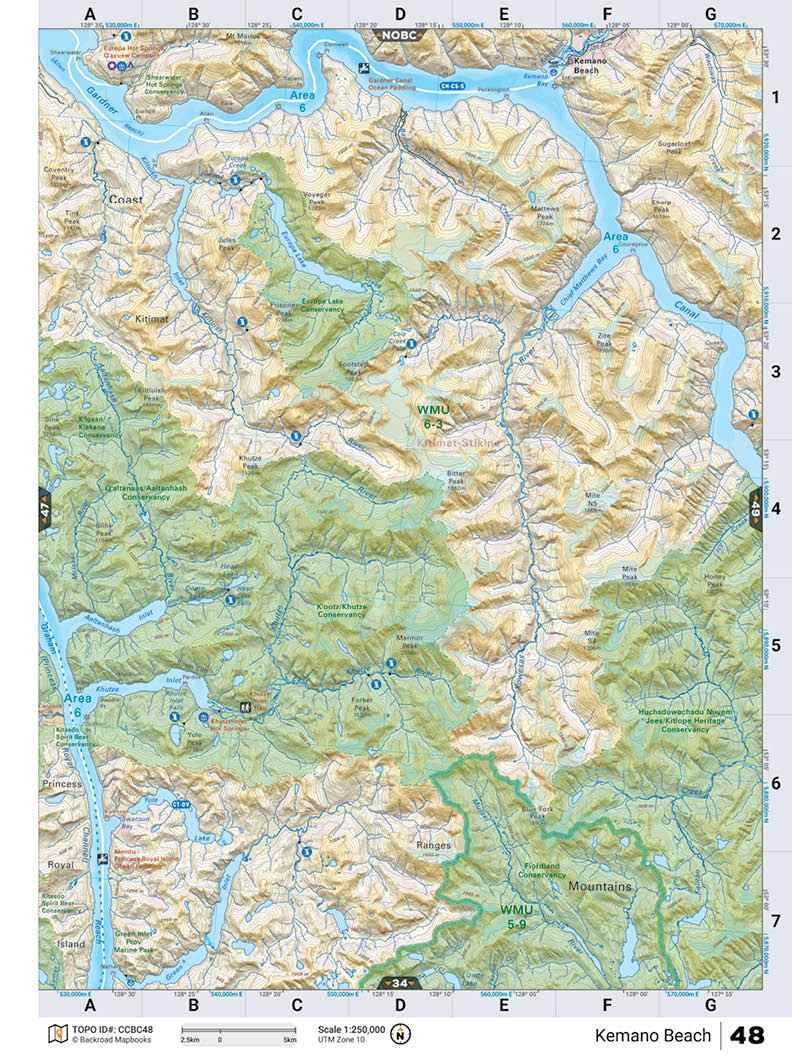 CCBC48 TOPO Map - Kemano Beach