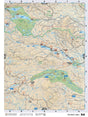 CCBC54 Wall Map - Kluskoil Lake - Backroad Maps