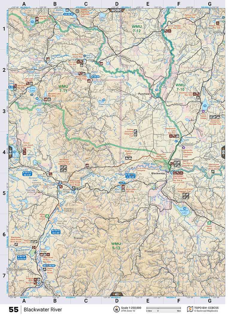 CCBC55 TOPO Map - Blackwater River