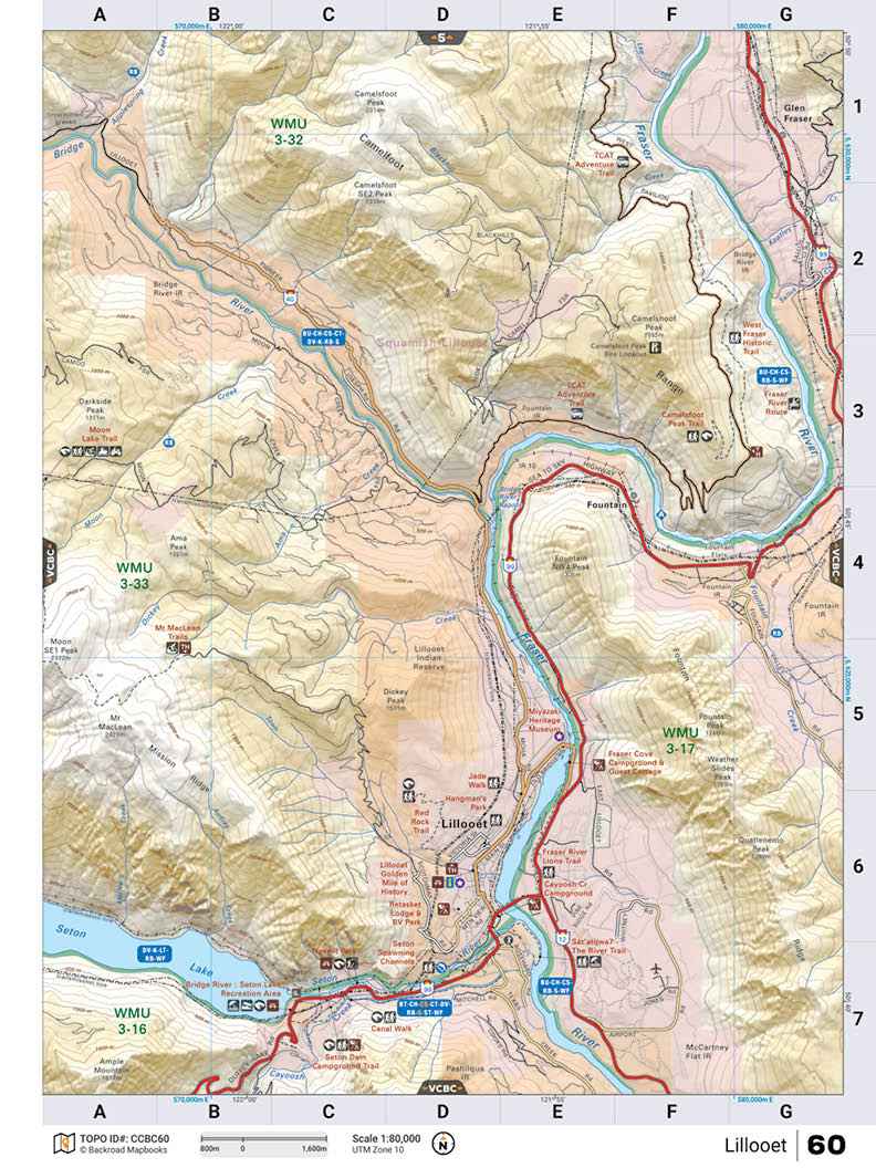 CCBC60 TOPO Map - Lillooet