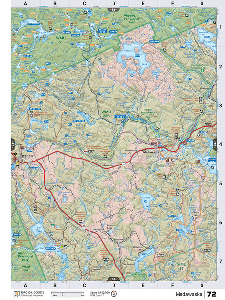 CCON72 TOPO Map - Madawaska - Backroad Maps
