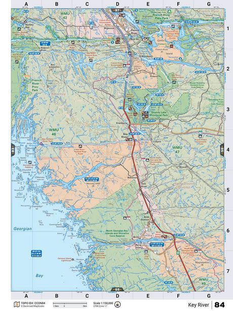 CCON84 TOPO Map - Key River - Backroad Maps
