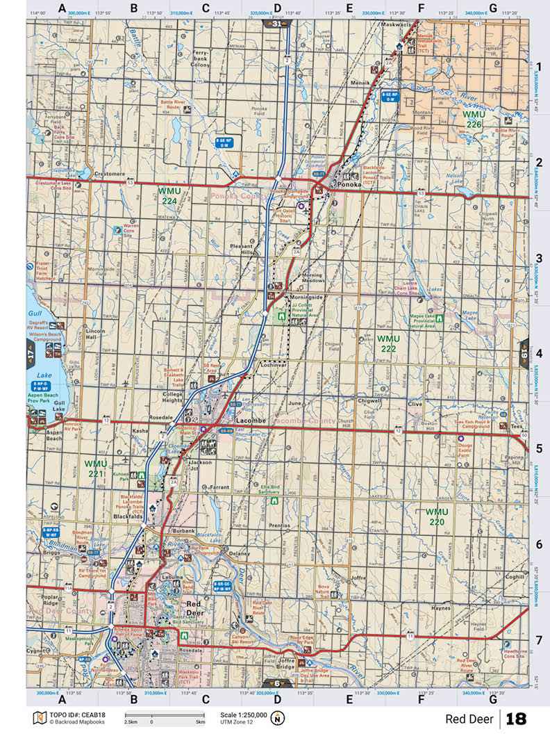 CEAB18 TOPO Map - Red Deer