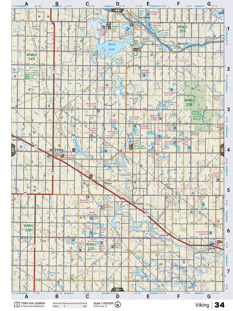 CEAB34 TOPO Map - Viking - Backroad Maps