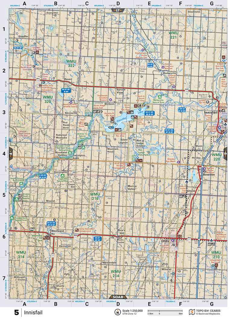 CEAB5 TOPO Map - Innisfail