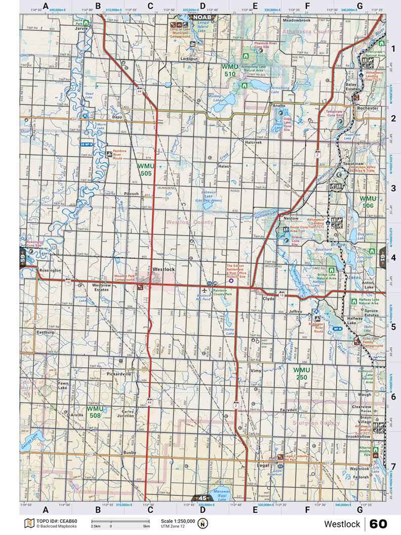 CEAB60 TOPO Map - Westlock