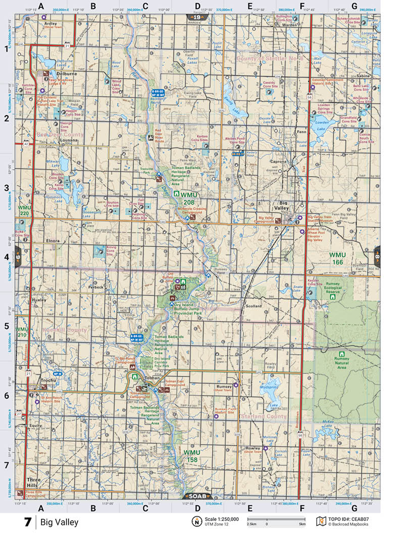 CEAB7 TOPO Map - Backroad Maps