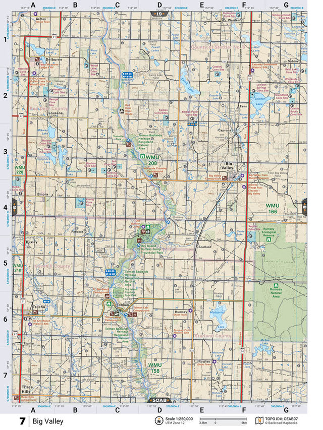 CEAB7 TOPO Map - Backroad Maps