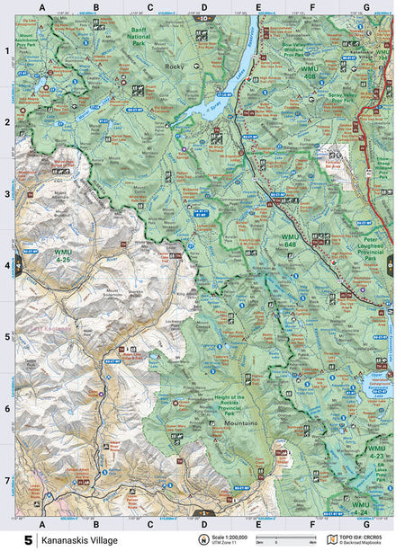 CRCR05 Wall Map - Backroad Maps