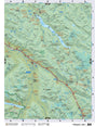 CRCR24 Wall Map - Maligne Lake - Backroad Maps