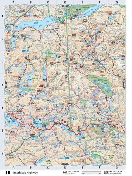 Cariboo Chilcotin Coast BC Backroad Mapbook