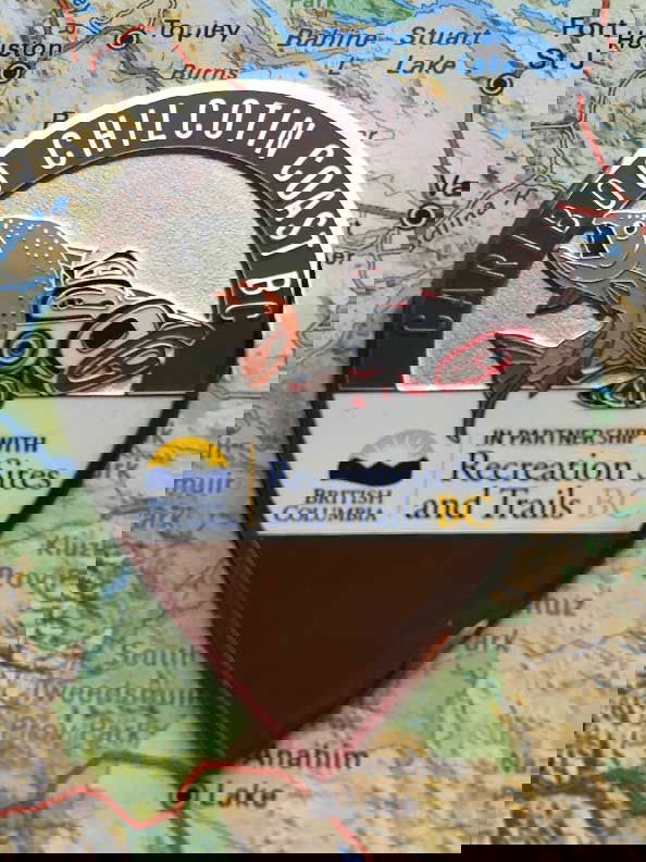 Cariboo Chilcotin Coast BC Geocoin - Backroad Maps