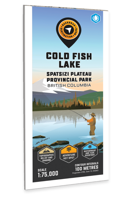 Cold Fish Lake (Spatsizi Plateau Provincial Park, BC) - Destination Map - Backroad Maps