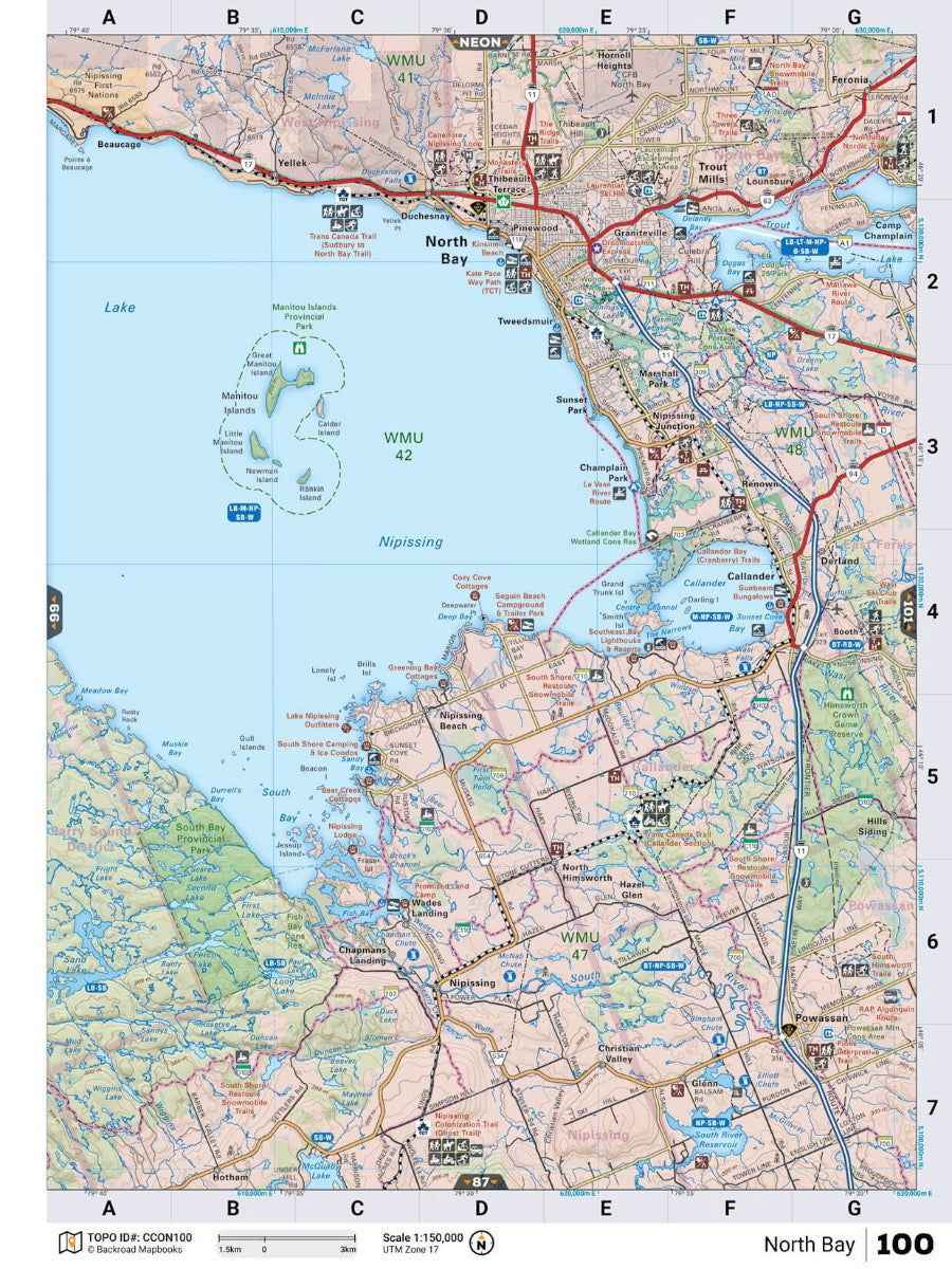 Cottage Country Ontario Backroad Mapbook