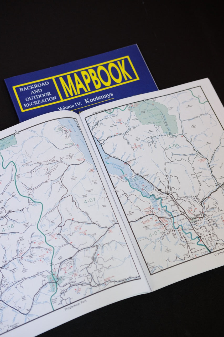 Kootenays BC Mapbook First Edition