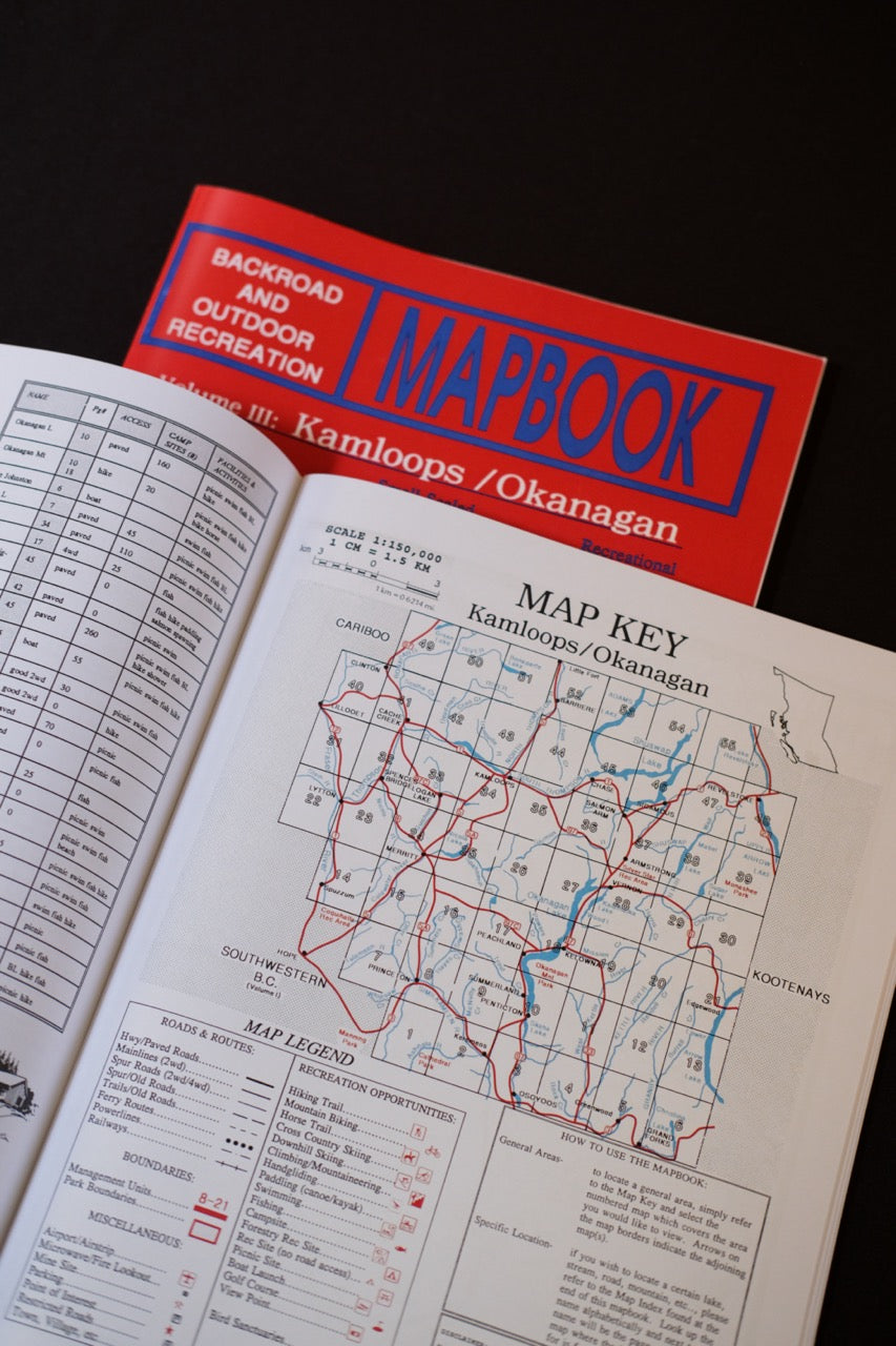 Kamloops–Okanagan BC Mapbook First Edition