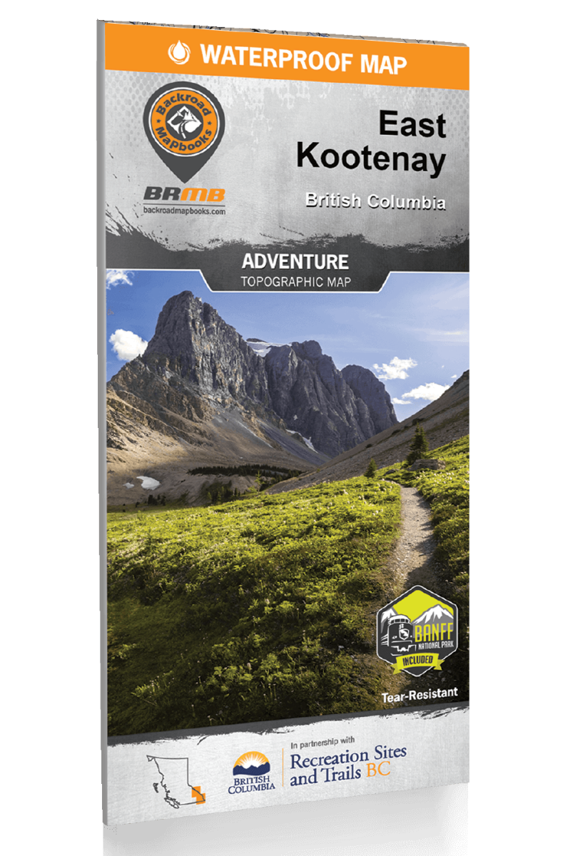 East Kootenay BC - Recreation Map - Backroad Maps