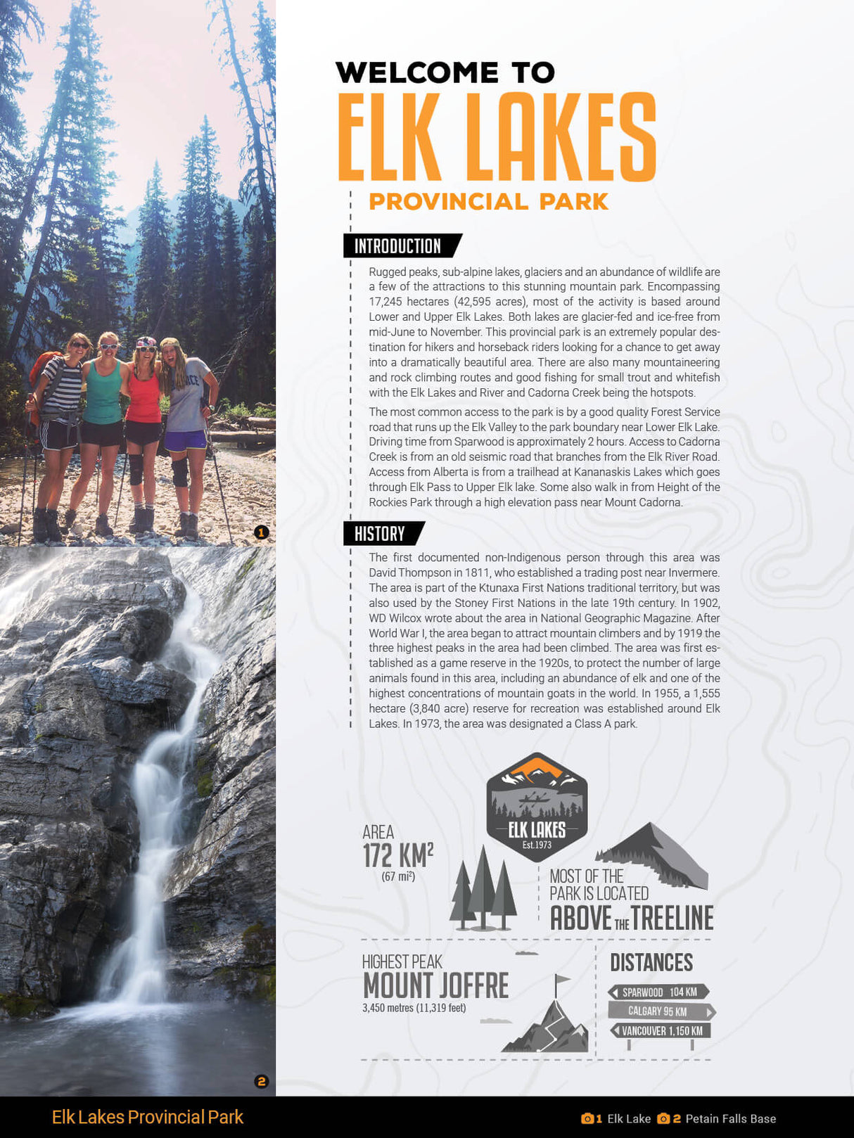 Elk Lakes Provincial Park - PDF - Backroad Maps