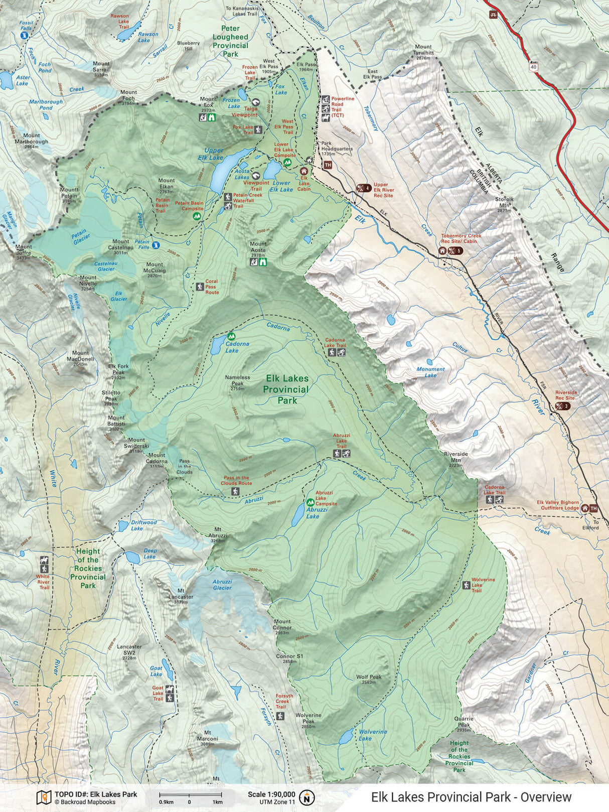 Elk Lakes Provincial Park - PDF - Backroad Maps