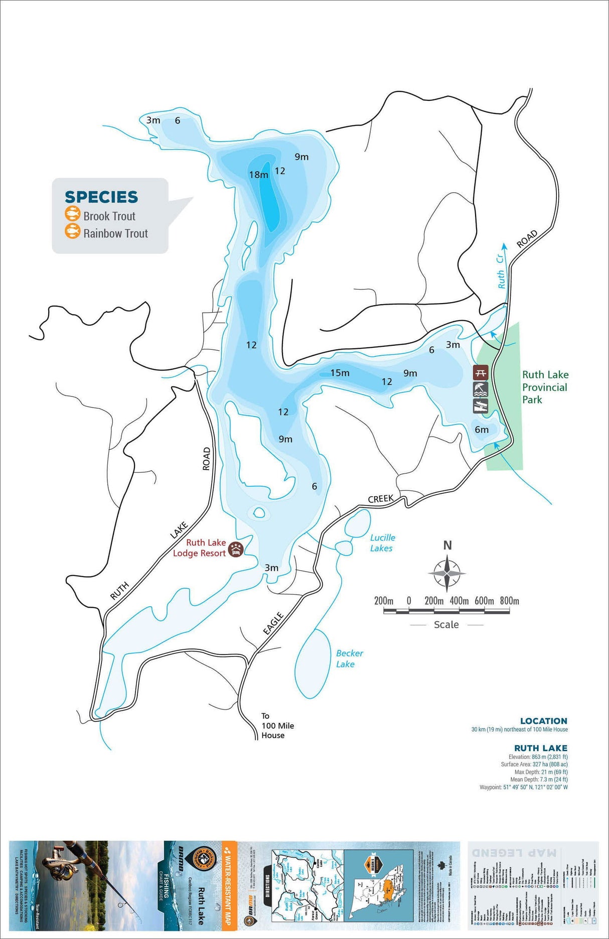 FCRBC117 Ruth Lake - Backroad Maps