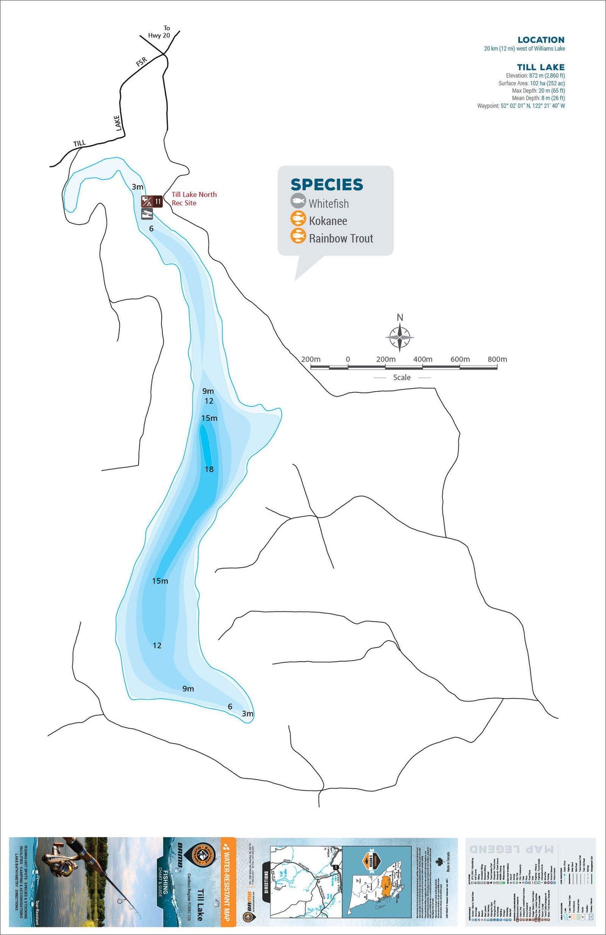 FCRBC126 Till Lake - Backroad Maps