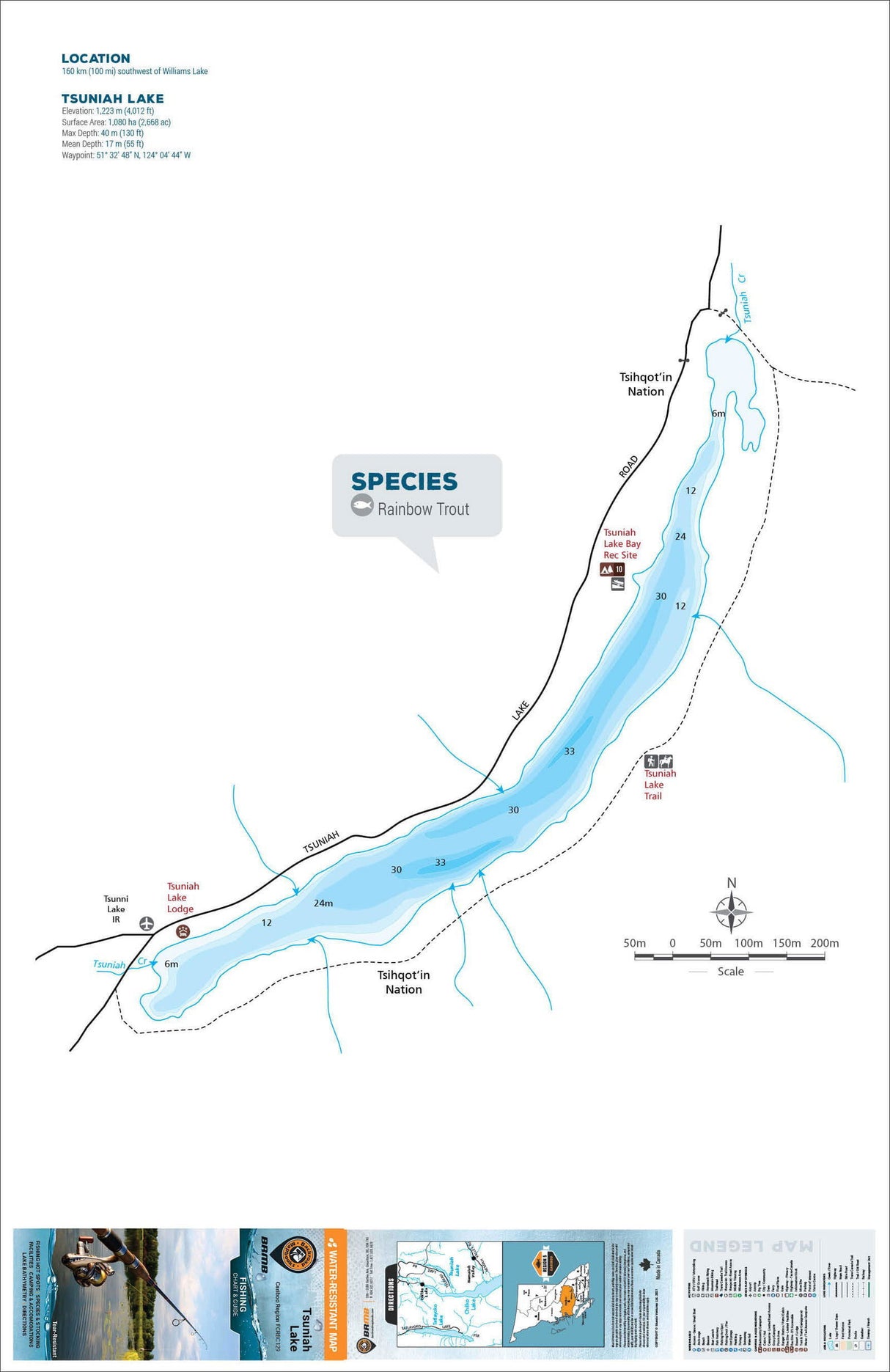 FCRBC129 Tsuniah Lake - Backroad Maps